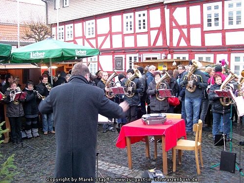 Posaunenchor unter Leitung von der Jürgen Liebermann